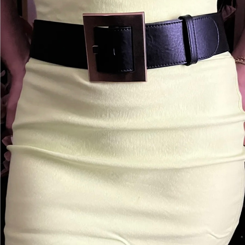 Roberto Cavalli Black Leather Buckle Belt - Picture 4 of 13